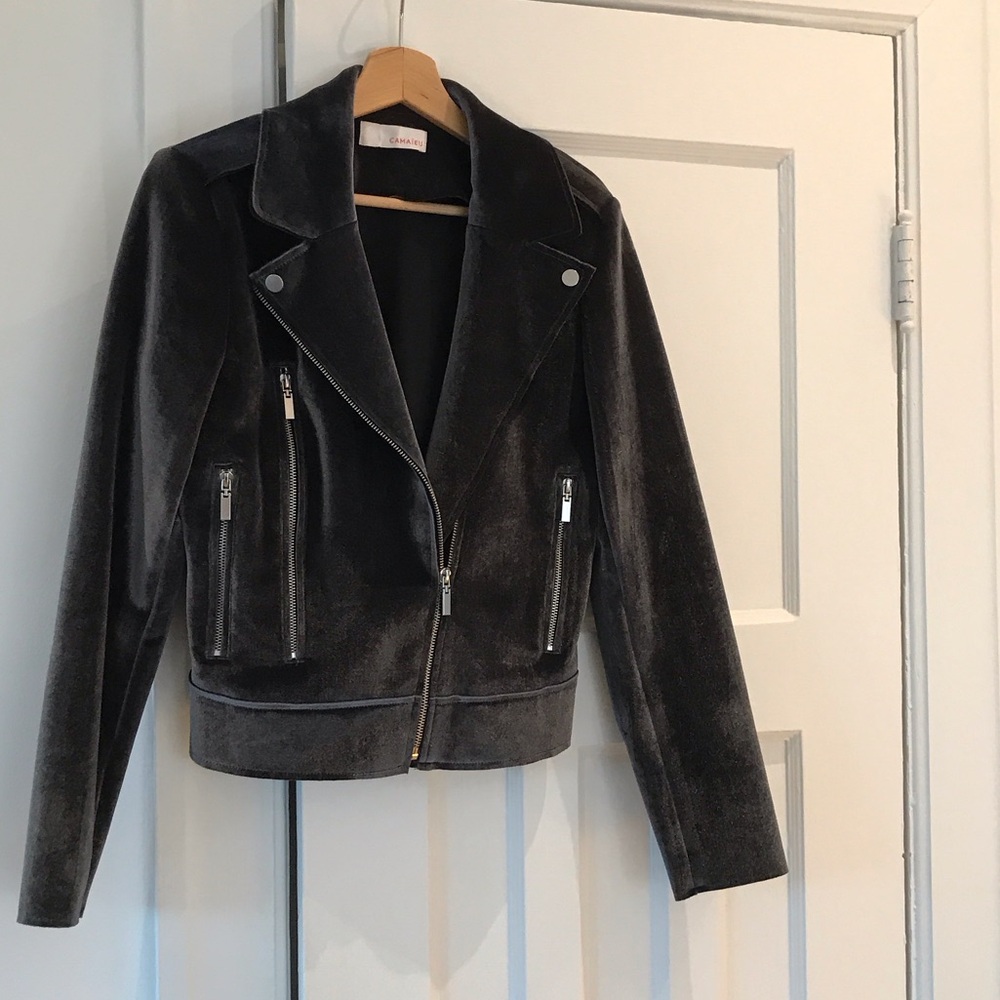 Women's Black Velvet Perfecto Jacket